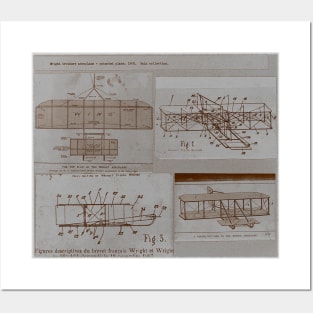Wright Brother's Plane Patent! v1 Posters and Art